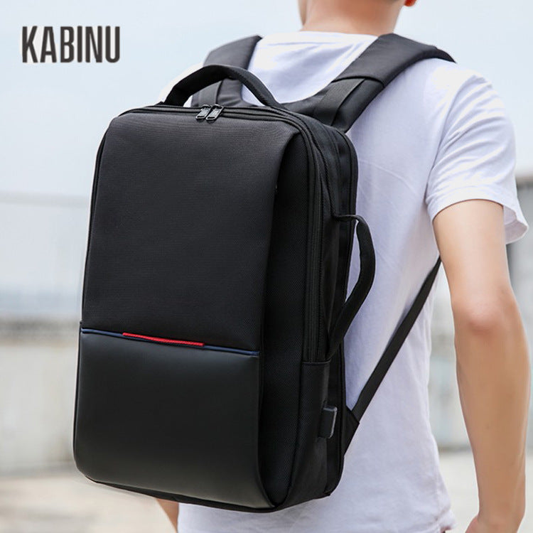 Backpack custom printed with logo business backpack male salesman work computer bag high school student school bag customized according to drawings 