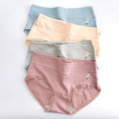 Manufacturers spot wholesale sweet Japanese mid-waist underwear women's pure cotton cute big size little ladies triangle underwear cotton 