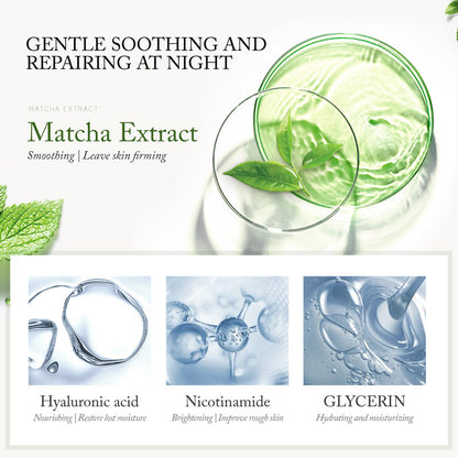 Laiko Matcha Series Sleeping Mask 1 Piece 3g Leave-On Mask Hydrating Skin Care Products ထုတ်လုပ်သူ ထောက်ပံ့ရေး လက်ကား 