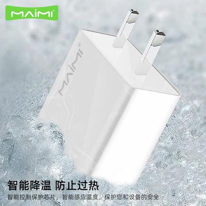 Maimi K2 သည် 40W Android Type-C အမြန်အားသွင်းစနစ် QC3.0 အားသွင်းကိရိယာ VO dual-engine flash အားသွင်းခေါင်းနှင့် အပြည့်အဝ တွဲဖက်အသုံးပြုနိုင်သည်