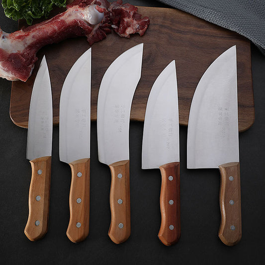 Yangjiang knives stainless steel boning knife hand-forged butcher knife meat cutting knife special knife for killing pigs and sheep 