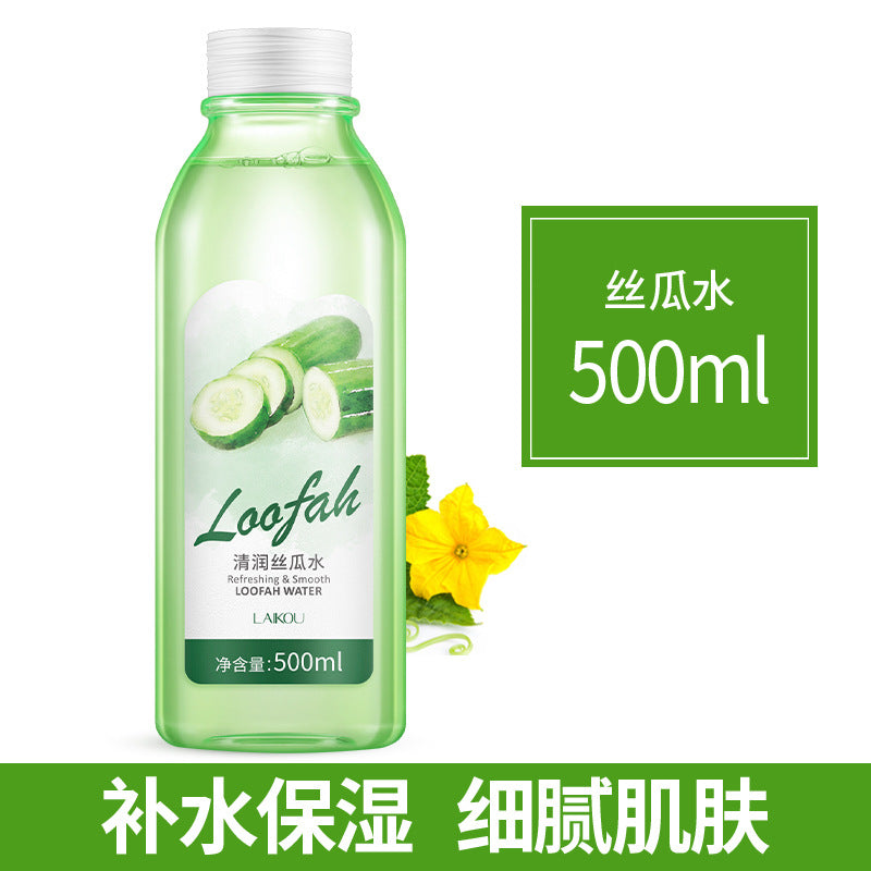 Laiko loofah water 500ml large bottle toner plant extract soft moisturizing hydration manufacturer on behalf of 