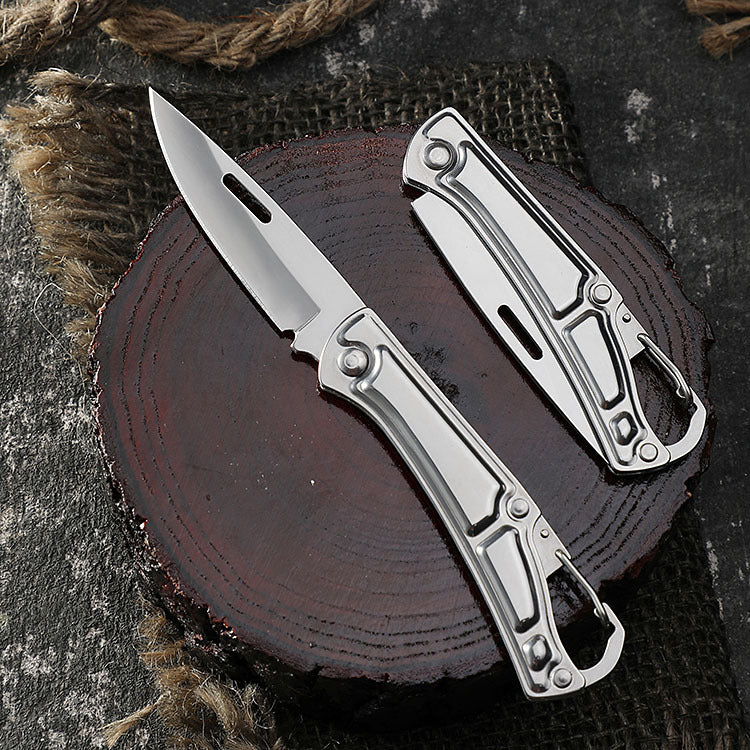 New mini field folding knife stainless steel camping knife portable fruit knife 