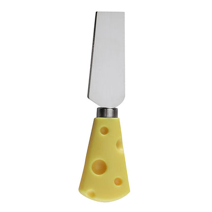 Stainless Steel Cheese Knife Set Butter Cream Spatula Cheese Pizza Knife Wooden Handle Baking Tool Steak Knife 