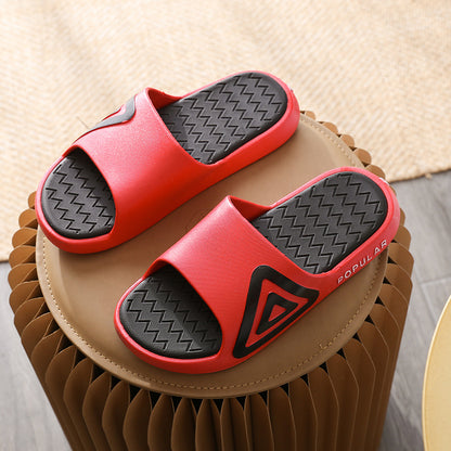 2023 new slippers men's outerwear summer trend ins men's Korean version casual household non-slip soft bottom flip flops 