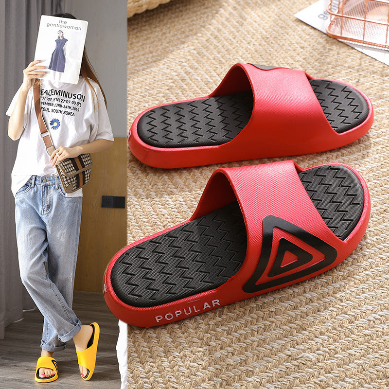 2023 new slippers men's outerwear summer trend ins men's Korean version casual household non-slip soft bottom flip flops 