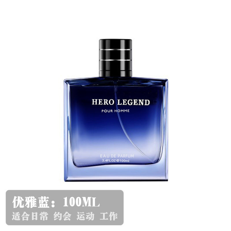 Perfume Men's New Gift Box Perfume Fresh Long-lasting Fragrance Light Fragrance Floral Genuine Cologne Wholesale 