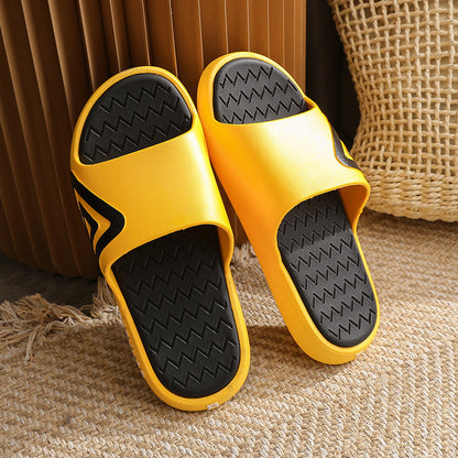 2023 new slippers men's outerwear summer trend ins men's Korean version casual household non-slip soft bottom flip flops 