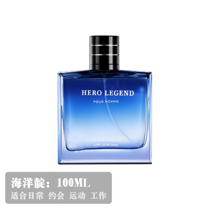 Perfume Men's New Gift Box Perfume Fresh Long-lasting Fragrance Light Fragrance Floral Genuine Cologne Wholesale 