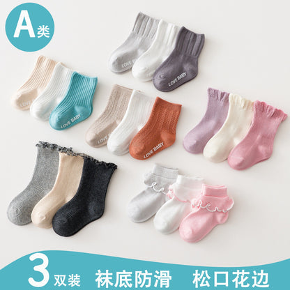 2023 Manufacturer Children's Socks Spring, Summer, Autumn and Winter Seasons Baby Socks Floor Socks Dispensing Playground Socks 