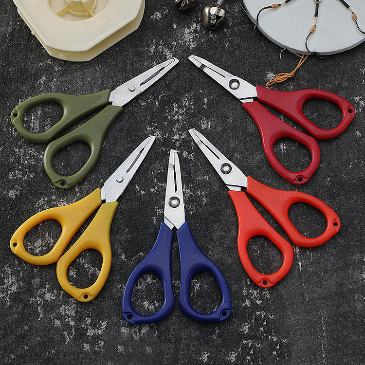 Multi-functional fish control device Lua pliers mini fishing gear small scissors small fishing scissors fishing tackle fish line cutter fishing pliers 