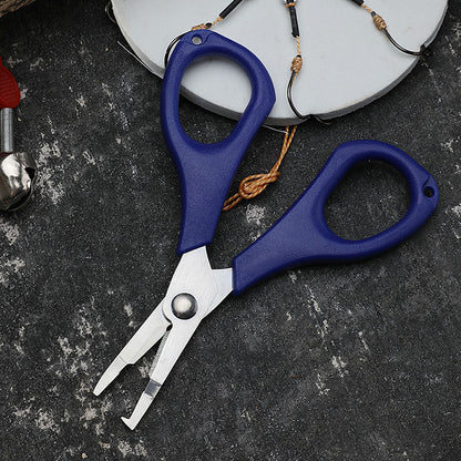 Multi-functional fish control device Lua pliers mini fishing gear small scissors small fishing scissors fishing tackle fish line cutter fishing pliers 