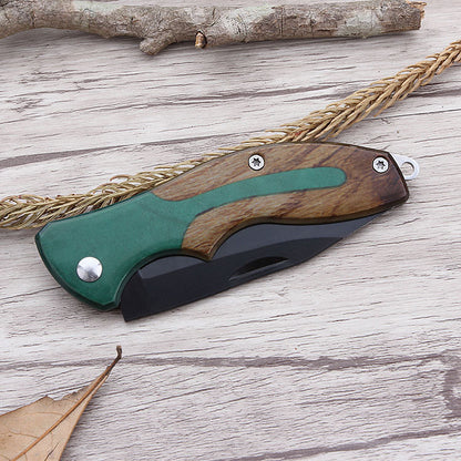 New product in stock folding knife, outdoor multi-functional knife, outdoor survival folding knife, fruit knife 