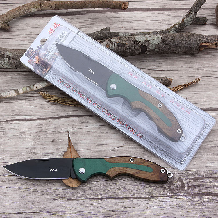 New product in stock folding knife, outdoor multi-functional knife, outdoor survival folding knife, fruit knife 