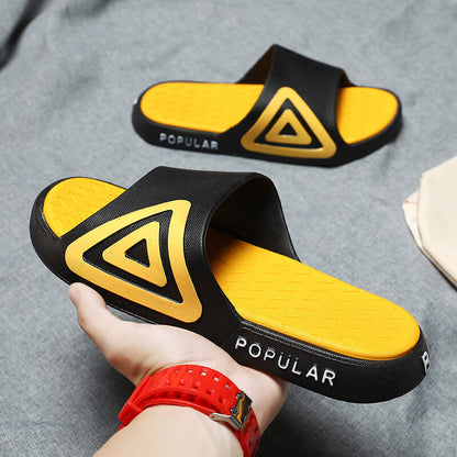 2022 new slippers women's outerwear summer trend men's Korean casual couple non-slip soft bottom flip flops in stock 