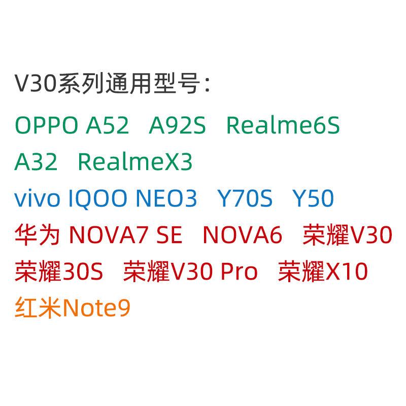 NOVA7 5V30S Pro X10 Magic2 မိုဘိုင်းလ်ဖုန်းအတွက် မျက်နှာပြင်အပြည့် မှန်သုံးမျိုး