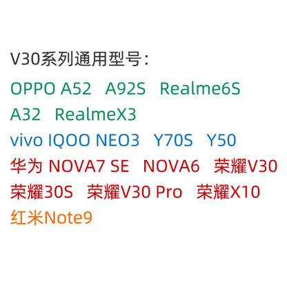 NOVA7 5V30S Pro X10 Magic2 မိုဘိုင်းလ်ဖုန်းအတွက် မျက်နှာပြင်အပြည့် မှန်သုံးမျိုး