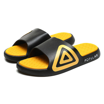 2022 new slippers women's outerwear summer trend men's Korean casual couple non-slip soft bottom flip flops in stock 