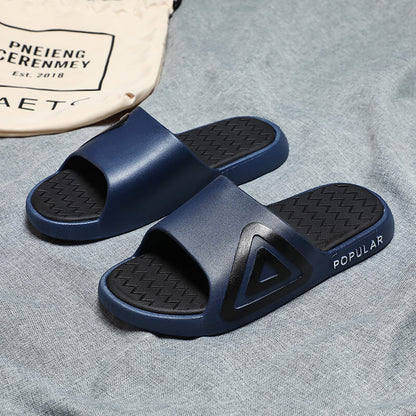 2023 new slippers men's outerwear summer trend ins men's Korean version casual household non-slip soft bottom flip flops 