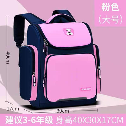 New children's schoolbag lightweight backpack 3-6-12 years old pupils schoolbag wholesale LOGO printing 