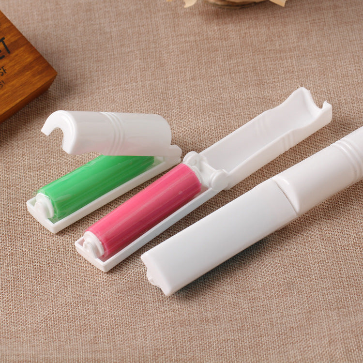 Portable folding washable dust removal roller lint sticker clothes dust brush recyclable 