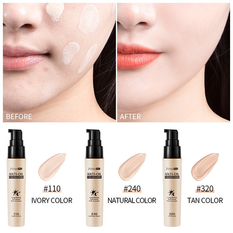 FENYI Fenyi Liquid Foundation 30ml Gentle and Delicate Covers Blemishes Softens Skin Concealer Makeup Wholesale 