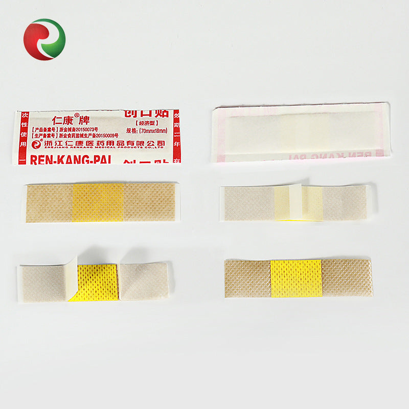 Non-woven band-aid 100 pieces manufacturer wholesale hemostatic band-aid hot melt adhesive sheet waterproof elastic band-aid 