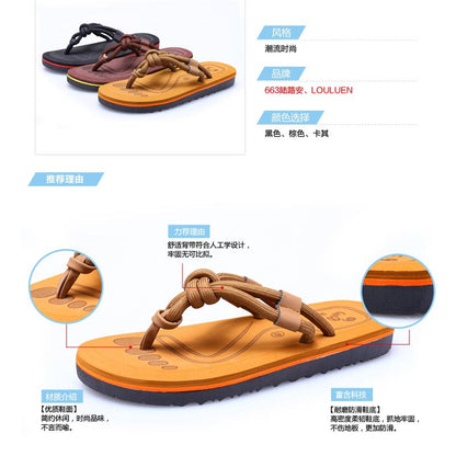 နွေရာသီ flip flops အမျိုးသားစုံတွဲ စလစ်မဟုတ်သောအမျိုးသားဗီယက်နမ်ဖိနပ်ညှပ်ကလစ်ဆွဲကမ်းခြေခြေနင်းဖိနပ်တစ်ရံနိုင်ငံခြားရောင်းဝယ်ရေး