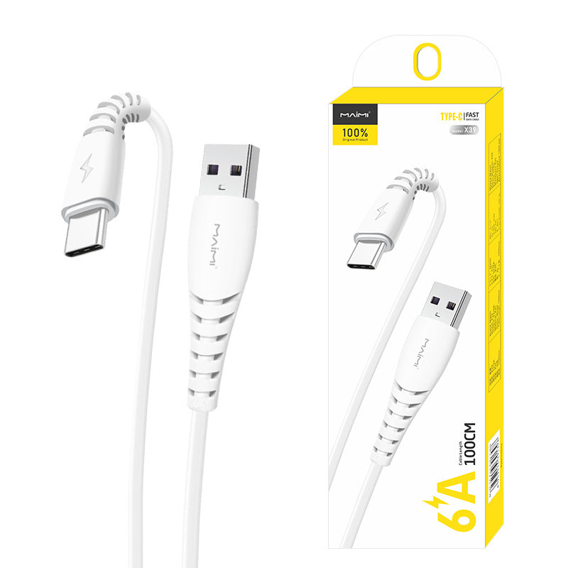 Maimi X29x39 Data Cable Resistant Elbow Suitable for iPhone Fast Charge USB Android Data Cable Wholesale 