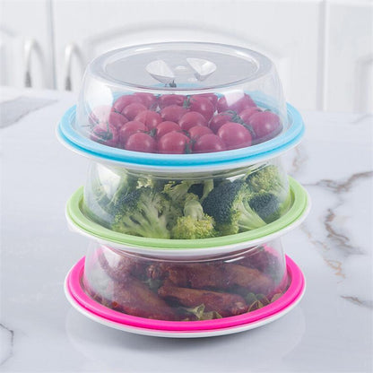 Silicone kitchen stackable bowl lid, fresh-keeping lid, sealed lid, microwave heating oil-proof lid, refrigerator food lid 