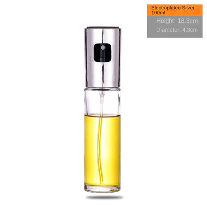 AliExpress cross-border hot product supply push-type atomized oil spray bottle olive oil bottle kitchen household barbecue oil spray bottle 