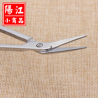 Factory direct selling gauze scissors, bandage scissors, long beak crane beak scissors, foot skin and toenail scissors wholesale 