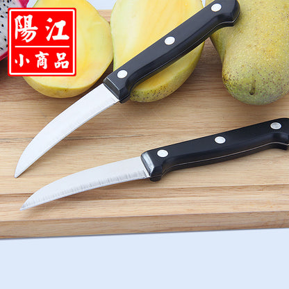 Spot multifunctional fruit knife stainless steel potato knife machete apple peeling knife binary store supply 