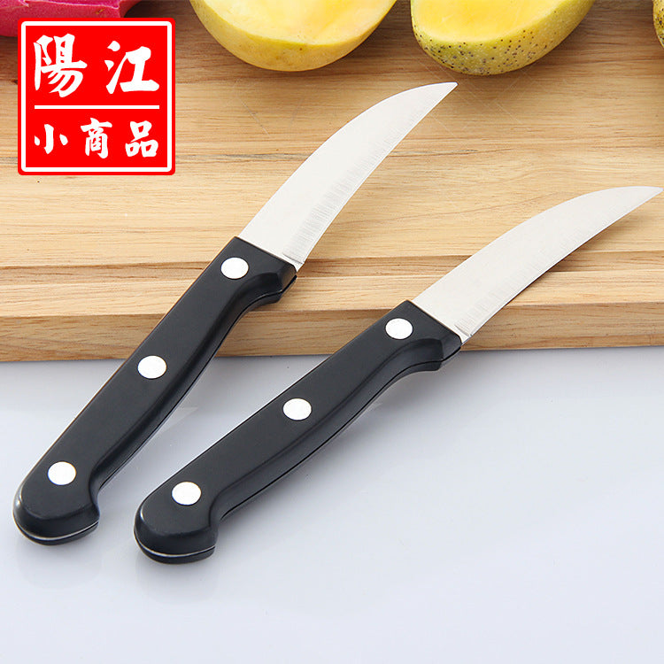 Spot multifunctional fruit knife stainless steel potato knife machete apple peeling knife binary store supply 