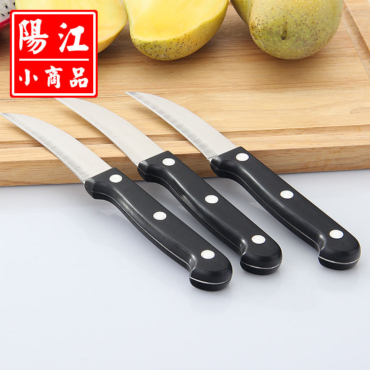 Spot multifunctional fruit knife stainless steel potato knife machete apple peeling knife binary store supply 