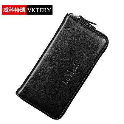 Jusen Kangaroo New Men's Clutch Bag PU Casual Clutch ပိုက်ဆံအိတ်