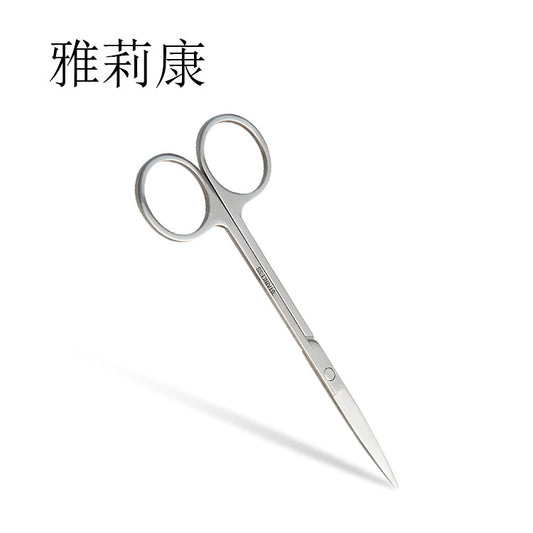 Manufacturer wholesale stainless steel scissors elbow thread scissors eyebrow trimming scissors nose hair cutting seam scissors