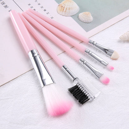 Makeup Brush Set Eyeshadow Brush Eyebrow Brush Blush Foundation Brush Gift 5 Brush Set Makeup Tools 