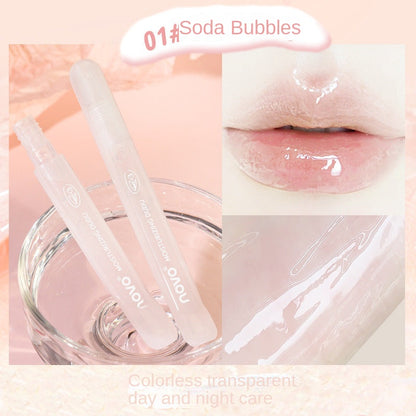 Novo Dudu Lip Oil Moisturizes Lips, Moisturizes and Anti-Drying Lips, Exfoliates Dead Skin and Diminishes Lip Lines, Lipstick Base 