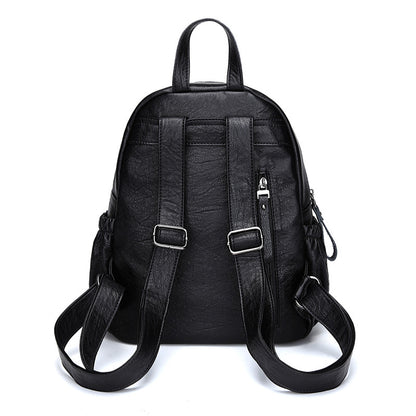 Korean style new backpack for women 2023 new style backpack fashion college style soft small backpack casual travel bag 