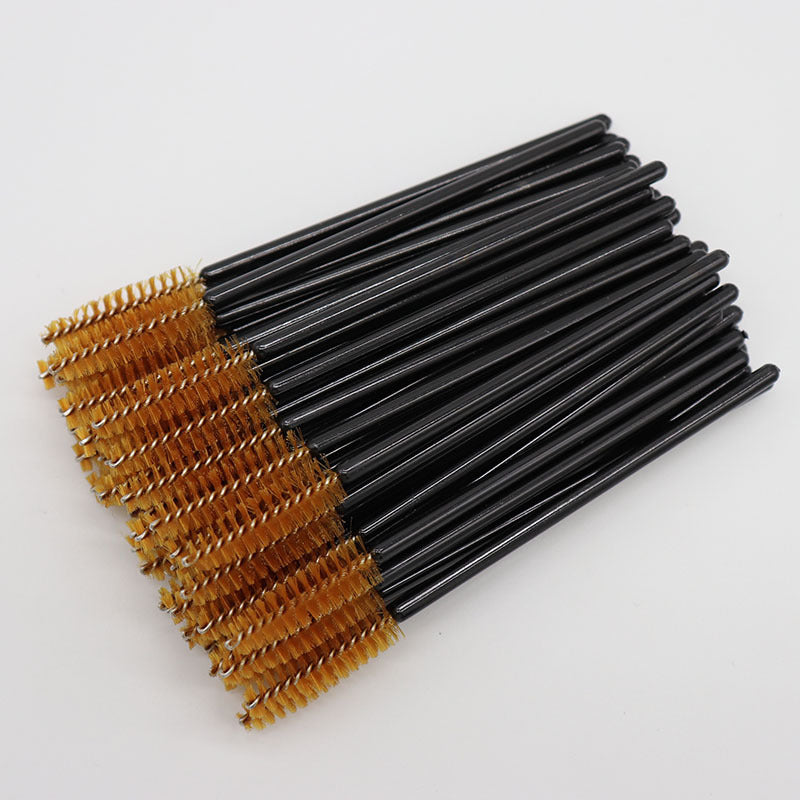 လက်ကား Nylon Brush ရောင်စုံ Eyelash Curler Eyelash Grafting Portable Eyelash Comb Cosmetic Brush Yiwu လက်ကား 