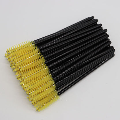 လက်ကား Nylon Brush ရောင်စုံ Eyelash Curler Eyelash Grafting Portable Eyelash Comb Cosmetic Brush Yiwu လက်ကား 