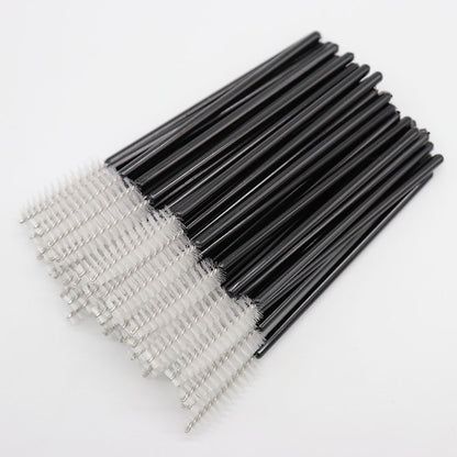 လက်ကား Nylon Brush ရောင်စုံ Eyelash Curler Eyelash Grafting Portable Eyelash Comb Cosmetic Brush Yiwu လက်ကား 