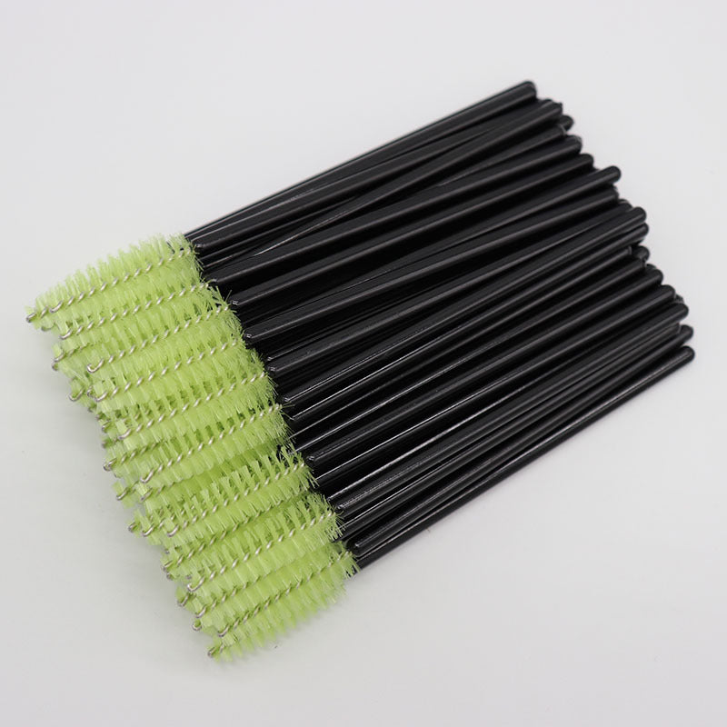 လက်ကား Nylon Brush ရောင်စုံ Eyelash Curler Eyelash Grafting Portable Eyelash Comb Cosmetic Brush Yiwu လက်ကား 