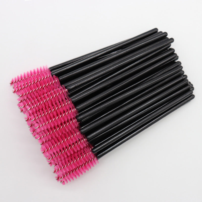 လက်ကား Nylon Brush ရောင်စုံ Eyelash Curler Eyelash Grafting Portable Eyelash Comb Cosmetic Brush Yiwu လက်ကား 