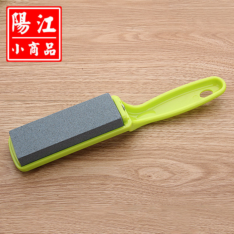 Household kitchen knife sharpener high hardness whetstone practical non-slip base sharpening whetstone one piece drop shipping 