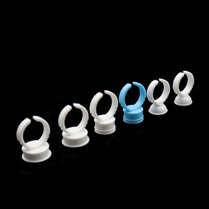 Wholesale Eyelash Grafting Auxiliary Gadgets Eyelash Glue Ring Cup Cosmetic Tools Ring Ring 