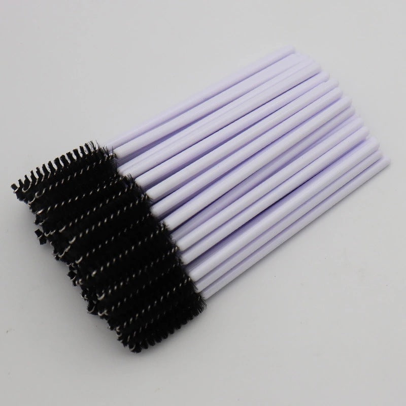 လက်ကား Nylon Brush ရောင်စုံ Eyelash Curler Eyelash Grafting Portable Eyelash Comb Cosmetic Brush Yiwu လက်ကား 