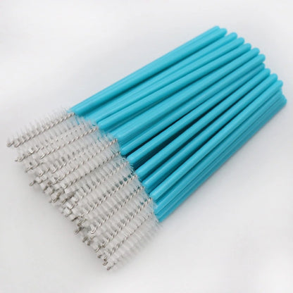 လက်ကား Nylon Brush ရောင်စုံ Eyelash Curler Eyelash Grafting Portable Eyelash Comb Cosmetic Brush Yiwu လက်ကား 