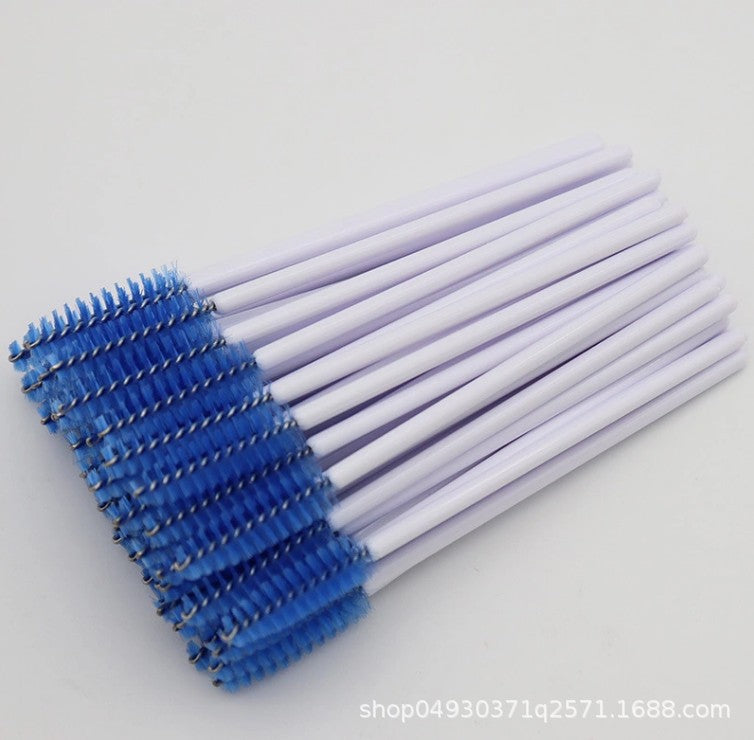 လက်ကား Nylon Brush ရောင်စုံ Eyelash Curler Eyelash Grafting Portable Eyelash Comb Cosmetic Brush Yiwu လက်ကား 